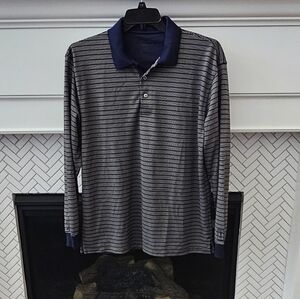 Champions Tour Men's LS Golf Shirt, GUC, Size Large